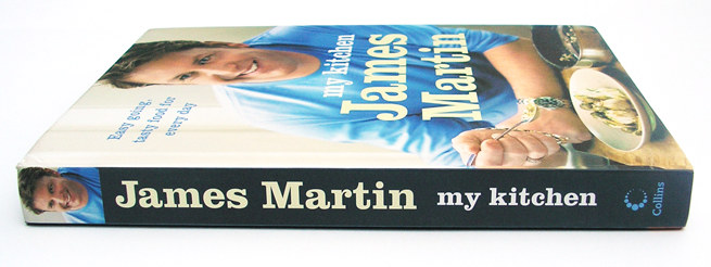 James Martin: my kitchen. Cover designed by HarperCollins Publishers